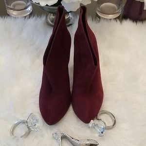 Purple Suede Vince Camuto Booties